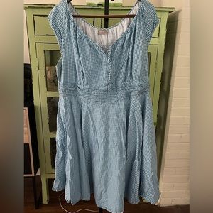 Eshakti Gingham Dress 4x Size 30